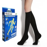 【Sock shop】YISHENG 34 46MmHg เข่าทางการแพทย์ถุงเท้าการบีบอัดสูงปิดนิ้วเท้าจบการศึกษาการบีบอัดสำหรับเส้นเลือดขอด