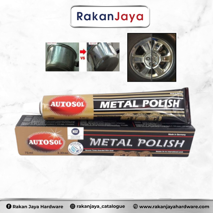 AUTOSOL METAL POLISH 75ML Lazada