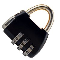Padlock 3 Digit Combination Lock Security Heavy Duty Zinc Alloy Luggage Locks for Suitcase