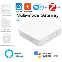 1 Piece Multi-Mode Gateway Sensor Wifi Bluetooth Mesh Zigbee Gateway Sensor Smart Life Control Work