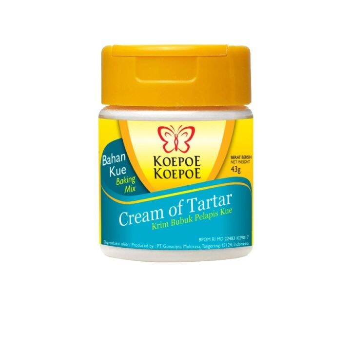 CREAM OF TARTAR KOEPOEKOEPOE 43GR KRIM BUBUK PELAPIS KUE BAKING MIX