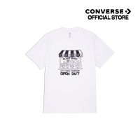 Converse เสื้อยืด TEE คอนเวิร์ส PLANT SHOP GRAPHIC TEE WHITE  MEN  (10024762-A02) 1324762BU3WTXX