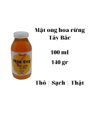 MẬT ONG hoa rừng 100ml MẬT ONG thật MẬT ONG chai thủy tinh 100 ml MẬT ONG