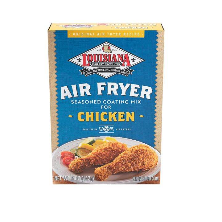 Louisiana Fish Fry, Air Fryer Chicken Coating Mix, 5 oz (Pack of 6 ...