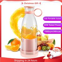 Refillable Mixer Fresh Fruit Juicer Usb Portable Juice Bottle Mini Fast Electric Blender Smoothie Ice Maker Kitchen Accessories