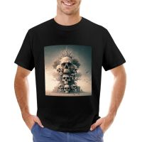 Kaus Blus Pria Kaus Pria Tower Of Sepia Skulls S-4XL-5XL-6XL