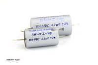 2pcs/lot Denmark jantzen-audio Silver Z-Cap MKP fever crossover coupling audio capacitor free shipping