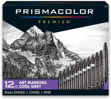 Prismacolor 3722 Premier Double-ended Art Markers, Fine And Chisel