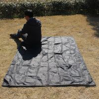 210*150cm Outdoor Camping Mat Pad Rainproof Double Sided Picnic Tent Blanket Foldable Oxford Beach Mat Ground Sheet Tarp Mats Sleeping Pads