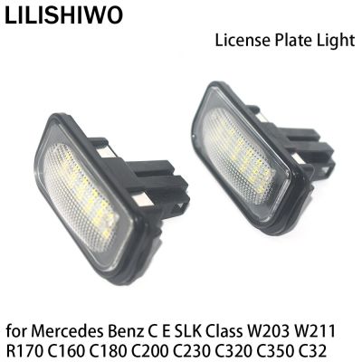 LILISHIWO Car Number License Plate Light Lamp LED Lights for Mercedes Benz C E SLK Class W203 W211 R170 C160 C180 C200 C230 C320 LED Strip Lighting