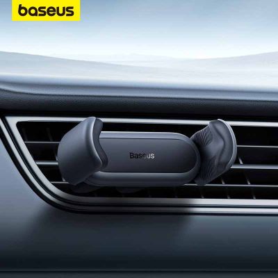 Baseus Car Phone Holder For Universal Mobile Phone Holder Stand Car Phone Stand For Car Air Outlet Mount Car Cell Phone Support Car Mounts