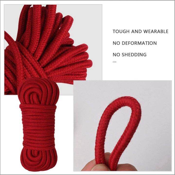 2-pcs-red-cotton-rope-8mm-multi-purpose-strong-soft-tying-cord-for-camping-gardening-boating-crafting-10m-33ft