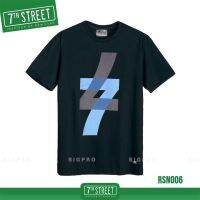 7th Street เสื้อยืด แนวสตรีท รุ่น เลข7 (กรมเข้ม) RSN006 (ของแท้)