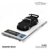 พรีเวลแบบออโรร่า1:64 RWB 993คอลเลกชันโมเดลรถยนต์หล่อคาร์บอน Limited999ทั้งหมด