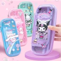 Sanrio 4-color Kawaii Eva Pencil Case Large Space Cute Cartoon Waterproof Eva Pencil Case Stationery Storage Box Student Gift