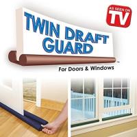 84 เซนติเมตร TWIN DRAFT GUARD ประตูหน้าต่าง Air ป้องกันฝุ่นประหยัดพลังงานประตู