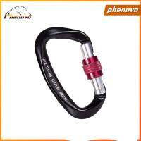 คลิปห่วงเกี่ยวนิรภัยขนาดเล็กหัวเข็มขัด Carabiner รูปตัว D สำหรับตั้งแคมป์โรยตัว