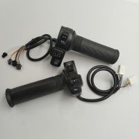 Electric Bicycle Handle With P Gear+High Medium Low Speed SWITCH+Forward/Reverse BUTTON Speed Regulation THROTTLE Waterproof