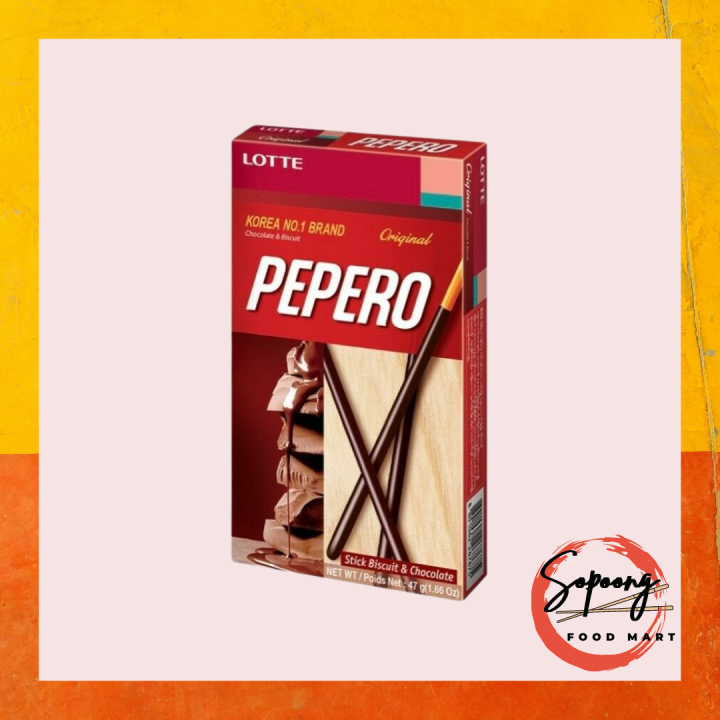 Lotte Pepero Stick Biscuits Original Flavor Lazada Ph