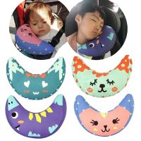 ∈ Cute Printed Baby Stroller Headrest Pad Shoulder Support Cushion Cotton Soft Sleep Pillow High Quality Children Car Neck Pillow