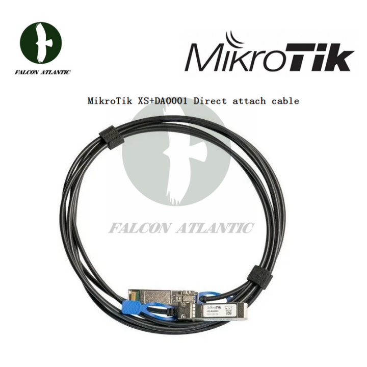 MikroTik XS+DA0001 Direct attach cable that supports not only SFP 1G ...