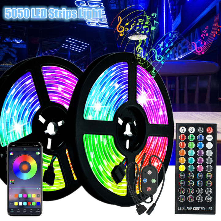 sound-sensing-led-strips-light-5050-waterproof-decoration-ribbon-night-lighting-infrared-remote-control-flexible-background-lamp