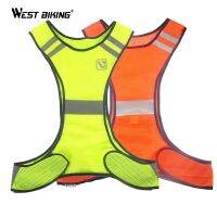 WEST BIKING เสื้อกั๊กสะท้อนแสงสำหรับขี่จักรยาน Ropa Chaleco Ciclismo คำเตือนความปลอดภัย Bicicleta เรืองแสงจักรยานเสื้อผ้าสายรัดจักรยานเสื้อขี่จักรยาน