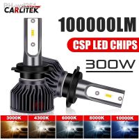 H7 Led Canbus H4 H1 H11 HB4 HB3 9005 9006 Lamp Car Headlight Bulbs 100000LM 300W Auto Turbo LED Fog light 12V 6000K 4300K 8000K