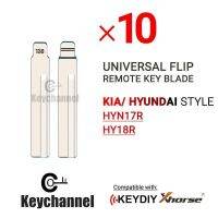 10ชิ้นใบพัดกุญแจสำหรับ Xhorse และ Keydiy Kia Hyundai Style Hyn17r/Hy18r 130 Kd VDI กุญแจใบมีดสำหรับระยะไกล Hyundai Kia Ssang Yong