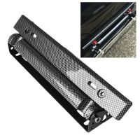 Universal Adjustable Car ABS Stainless Steel License Plate Frame Auto Styling External Refit Parts Bracket Vehicle Accessories