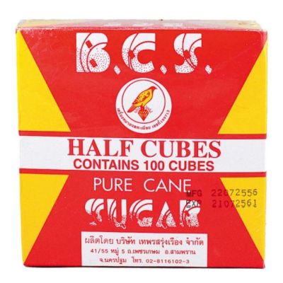สินค้ามาใหม่! ตรานกบีซีเอส น้ำตาลปอนด์ 300 กรัม X 6 ถุง  BCS Cube Sugar 300 g X6 ล็อตใหม่มาล่าสุด สินค้าสด มีเก็บเงินปลายทาง