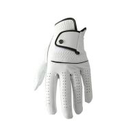 Mens Golf Sheepskin Glove Anti-slip Breathable Durable Left Hand Wear Golf Sheepskin Glove Man Anti-slip Breathable