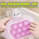 Pop It Speed Fidget Widget Push Game Level Up Stage Challenge Soft Sensory Toy Toddler Kid Children Mainan Kanak