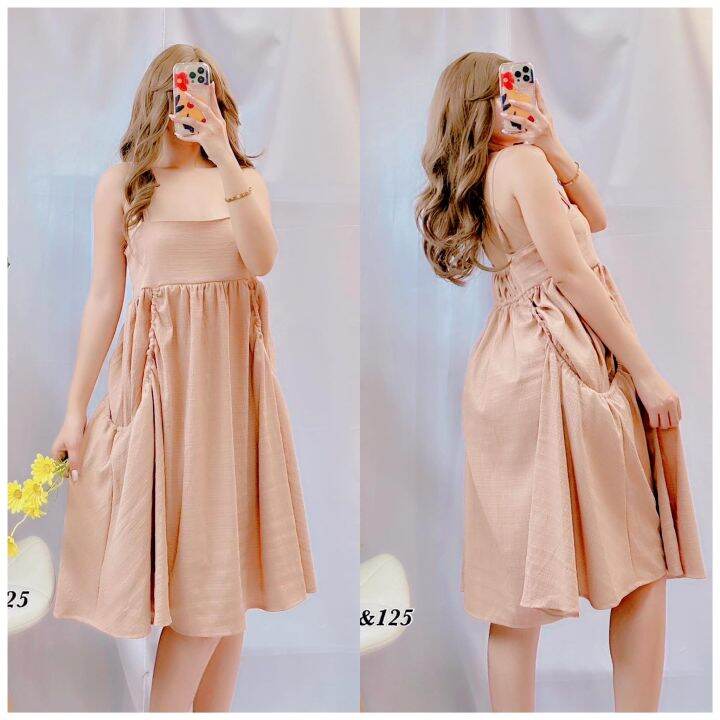 GISELLE DRESS / BUBBLE GAUZE FABRIC / FIT UP LTO XL Lazada PH