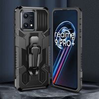 เคสสำหรับ Realme 9 /Realme 9 Pro +/ Realme 9i/Realme C55/C33 Realme ไฮบริดทนแรงกระแทกฝาครอบเคสอาร์เมอร์คิกสแตนด์คลิปเข็มขัด