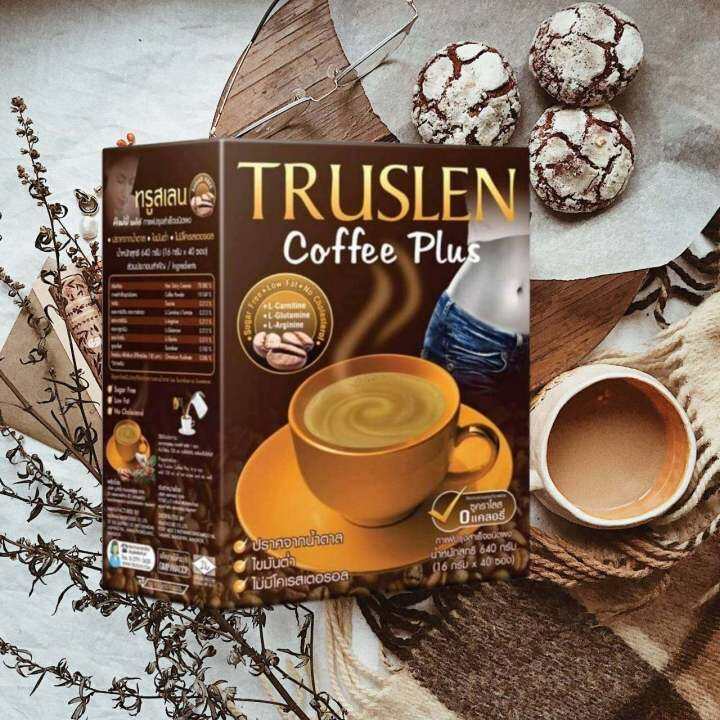 truslen-coffee-plus-40-ซอง-ซองละ-16-กรัม-กาแฟ-ทรูสเลน-คอฟฟี่-พลัส