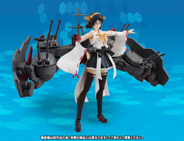 figma-ฟิกม่า-งานแท้-100-figure-action-bandai-armor-girls-project-agp-จากการ์ตูนเรื่อง-kantai-collection-kan-colle-คันไตคอลเลกชัน-เรือรบโมเอะ-kirishima-kai-ni-ii-คิริชิมะ-ไคนิ-ver-original-from-japan-แ