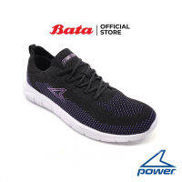 ฺBata บาจา POWER รองเท้ากีฬาวิ่ง แบบผูกเชือก สำหรับผู้หญิง รุ่น ENGAGE+100 LACE V2 สีขาว รหัส 5188153 สีดำ รหัส 5186153