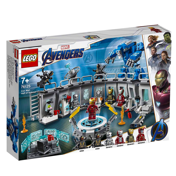 lego-76125-assembled-avengers-4-series-iron-man-mecha-showroom-boys-and-childrens-toys-marvel