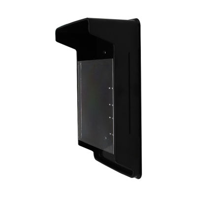 Weather Shield Waterproof Black Ring Doorbell Outdoor Wear Resistant Plastic Fingerprint Device Glare Protector No Drilling Universal Wind Dust Rain Cover