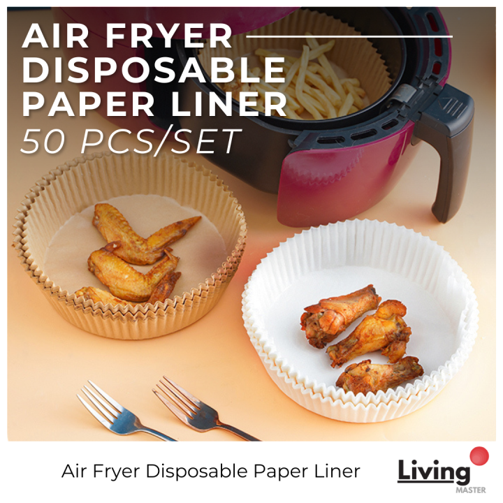 Set of 50 Air Fryer Parchment Paper Liners