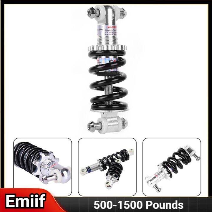 Emiif Bicycle Rear Suspension Spring Shock Absorber MTB Bike Damping