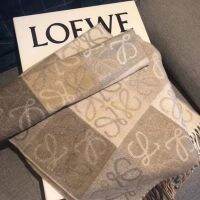 LOEWE [เวอร์ชั่นจริงยี่ห้อดั้งเดิมแท็กเดิม] Luo Yiwei ผ้าพันคอแคชเมียร์