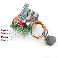 ดิจิตอล LED DC 6-60โวลต์12โวลต์24โวลต์36โวลต์48โวลต์30A PWM DC แปรงมอเตอร์ควบคุมความเร็ว Regulator มิเตอร์เทปสวิทช์