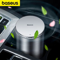 น้ำหอมน้ำหอมปรับอากาศในรถยนต์จาก Baseus ที่มีกลิ่นหอมที่วางแก้วเครื่องกรองอัตโนมัติกำจัดฟอร์มัลดีไฮด์กระจายเครื่องปรับอากาศ