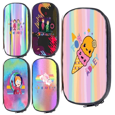 A for Adley Multifunction Pencil Cases Unicorn Ice Cream Cartoon Pencil Bags Dirt Resistant Student Stationery School Supply