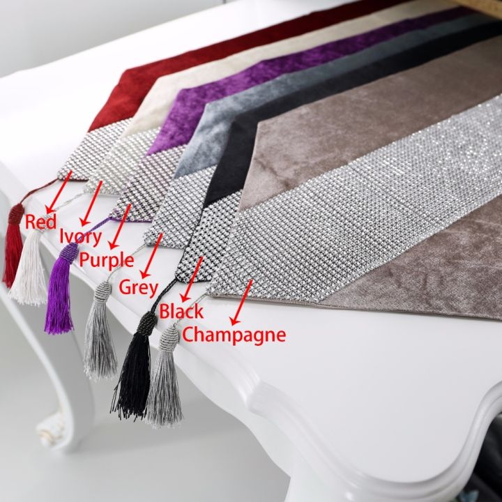 1pcs-modern-table-runner-flannel-diamond-table-marriage-runners-pillow-case-table-mat-for-wedding-chirstmas-decoration