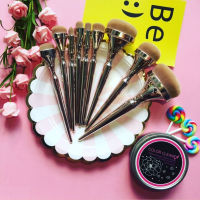 20219pcs rose gold toothebrush makeup brushes wool fiber cruelty free vegan make up brush set