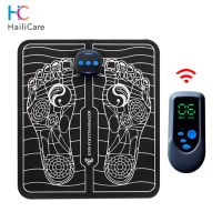 ✢♀ EMS Foot Massager Electric Intelligent Muscle Stimulation Pulse Acupuncture Therapy USB Blood Circulation Relieve Ache Pain Mat