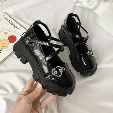 Shop Mary Jane Shoes Women 2022 Spring Summer New Style Waterproof online -  Sep 2023